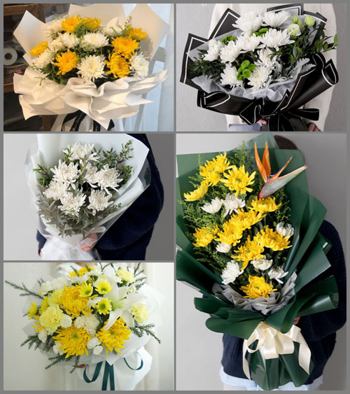 广东潮州市潮安区龙湖镇鹳四村白事花束代送